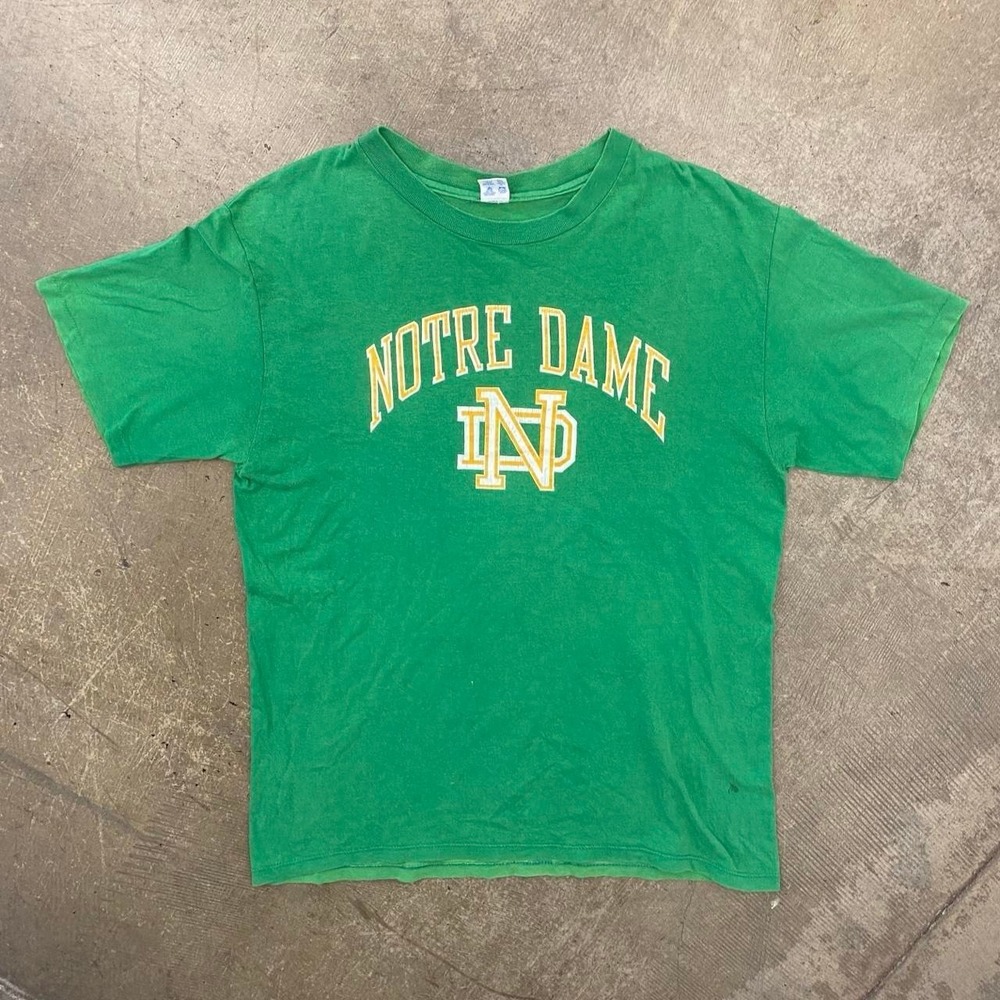 Vintage Notre Dame Fighting Irish 80s Champion Single Stitch College T-Shirt XL
